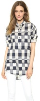 Thumbnail for your product : Madewell Oversized Button Down Shirt in Ikat Check