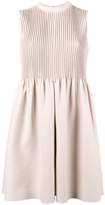 Thumbnail for your product : Valentino sleeveless pleated mini smock dress