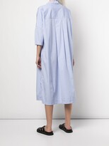 Thumbnail for your product : Casey Casey Nery striped poplin midi dress
