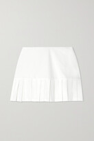 Thumbnail for your product : Tory Sport Pleated Stretch-jersey Tennis Skirt - White