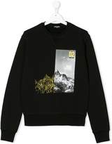 Thumbnail for your product : DSQUARED2 Kids Teen mountain print sweatshirt
