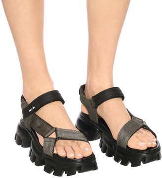 Prada Cloudbust Nastro Sandals - ShopStyle
