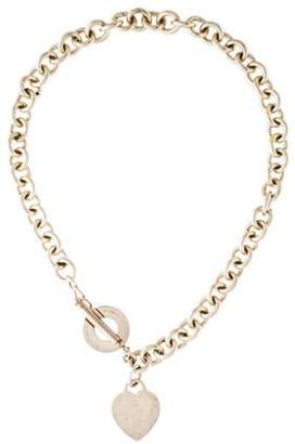 Tiffany & Co. Heart Tag Choker Necklace silver Heart Tag Choker Necklace