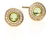 Thumbnail for your product : Ippolita Lollipop Peridot, Diamond & 18K Yellow Gold Mini Stud Earrings