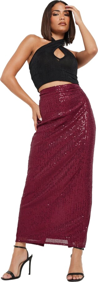 Petite Sequin Skirt ShopStyle UK