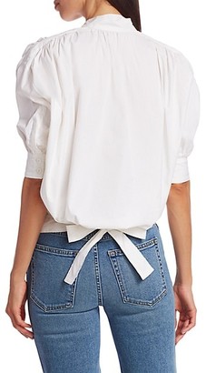 By Any Other Name Cumberbund Button-Up Top