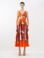 Thumbnail for your product : Johanna Ortiz Sumo Florentino Printed Cotton Dress