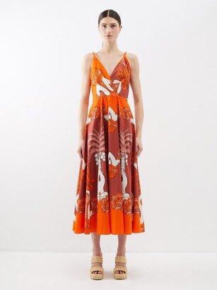 Johanna Ortiz Sumo Florentino Printed Cotton Dress