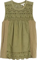 Thumbnail for your product : Lucky Brand Shiffly Cotton Eyelet Shell