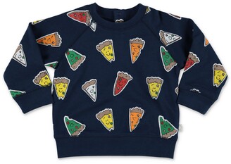 Stella McCartney Kids Pizzas Fleece Sweatshirt