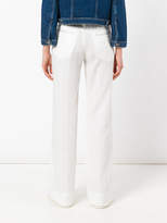 Thumbnail for your product : Armani Jeans elongated flared trousers
