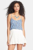 Thumbnail for your product : Lush Lace Pleated Skirt (Juniors) (Online Only)
