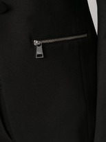 Thumbnail for your product : Karl Lagerfeld Paris logo tape Punto blazer