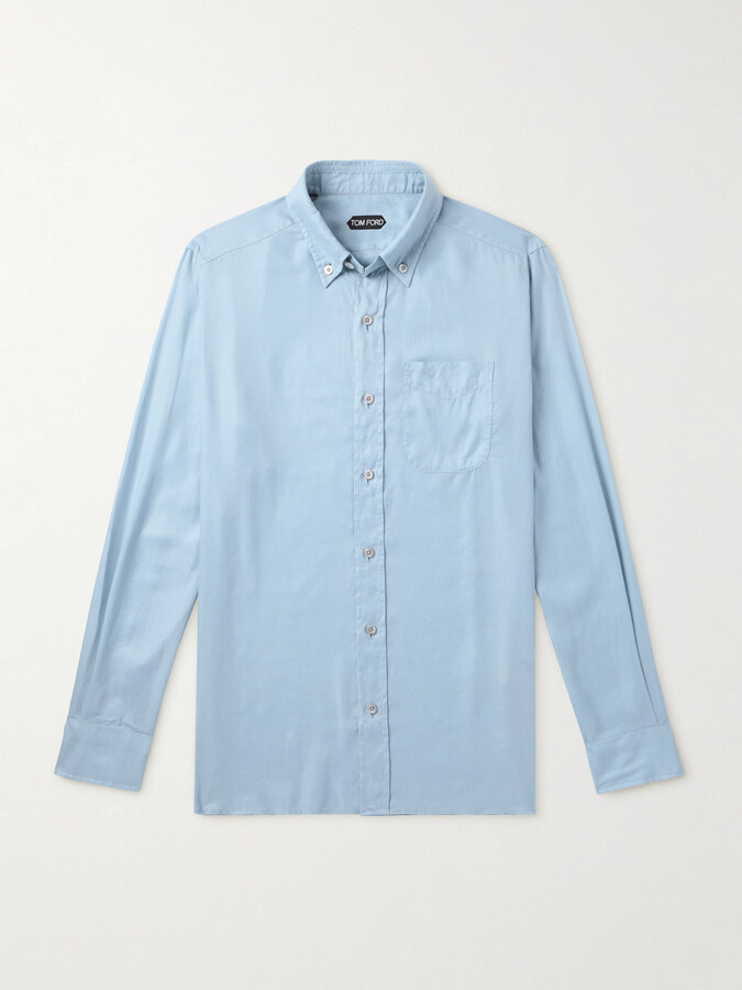 Tom Ford Button-Down Collar Lyocell Shirt