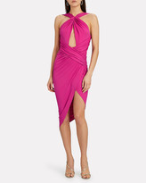 Thumbnail for your product : Alexandre Vauthier Draped Jersey Sleeveless Dress