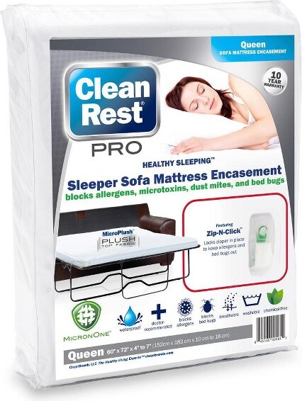 CleanRest CleanRestZipperedSofaMattressEncasement,Queen