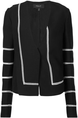 Derek Lam contrasting piping fitted jacket