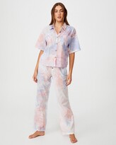 Thumbnail for your product : Cotton On Women's Pink Pyjamas - Bed Time Woven Set - Size S at The Iconic
