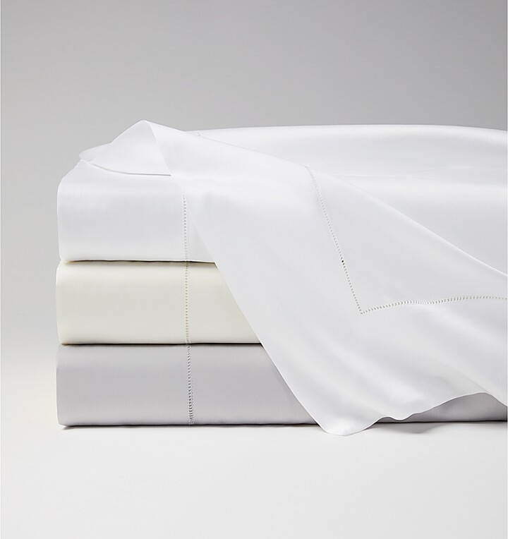 SFERRA Giza 45 Percale Fitted Sheet Queen