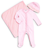 Thumbnail for your product : Splendid Infant's Three-Piece Striped Footie, Hat & Blanket Set