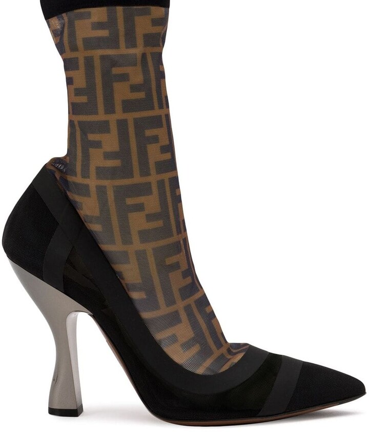 fendi mesh socks