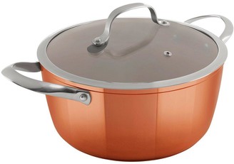 Tower 24Cm Copper Forged Casserole Pan