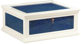 Agresti Lapis Lazuli & Wood Jewelry Box