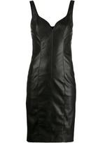 Thumbnail for your product : Pinko Faux-Leather Fitted Mini Dress