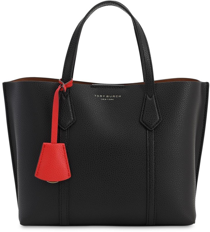 perry leather tote