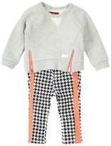 Thumbnail for your product : 7 For All Mankind Zip Top & Skinny Jean Set (Baby Girls)