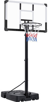 Portable Basketball Hoop System For Indoor/Outdoor Use