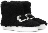 Thumbnail for your product : Roger Vivier Sneaky Viv' high-top fur sneakers