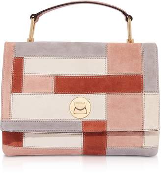 Coccinelle Liya Patch Suede Satchel Bag