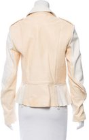 Thumbnail for your product : 3.1 Phillip Lim Two-Tone Leather Jacket
