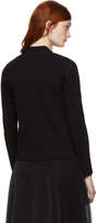 Thumbnail for your product : Moncler Black Down Maglia Zip-Up Sweater