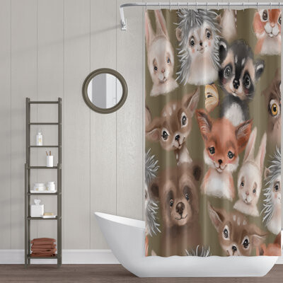 Loon Peak Harty Single Shower Curtain