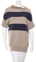 Thumbnail for your product : Brunello Cucinelli Striped Short Sleeve Top