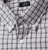 Thumbnail for your product : J.Crew Button-Down Collar Gingham Cotton Shirt