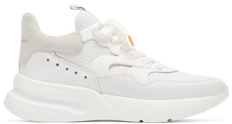 Leather Trainers - Mens - White 