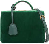 Thumbnail for your product : Mark Cross Grace Small Velvet Shoulder Bag - Emerald