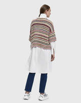 Thumbnail for your product : Ganni Mixed Knit Striped Sweater