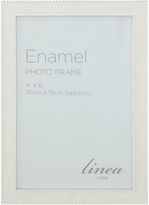 Thumbnail for your product : Linea Beaded enamel frame 4x6
