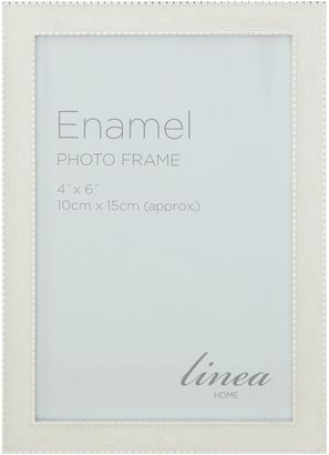 Linea Beaded enamel frame 4x6