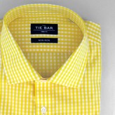 Thumbnail for your product : Tie Bar Gingham Yellow Non-Iron Dress Shirt