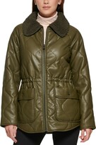 Thumbnail for your product : Kenneth Cole Women's Quilted Faux-Leather Shacket