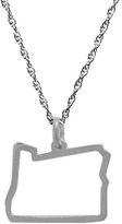 Thumbnail for your product : Maya Brenner Designs Northwest States Charm Necklace in Silver