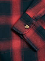 Thumbnail for your product : Topman Red and black Longline Check Shirt