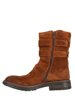 Thumbnail for your product : Fru.it 20mm Multi Buckled Suede Biker Boots