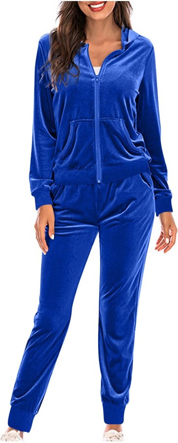Tracksuit Womens Velour Lounge Suit Velour Lounge Set Womens