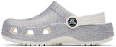 Thumbnail for your product : Crocs White Classic Glitter Sandals